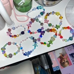 Custom bead bracelets - message to customize